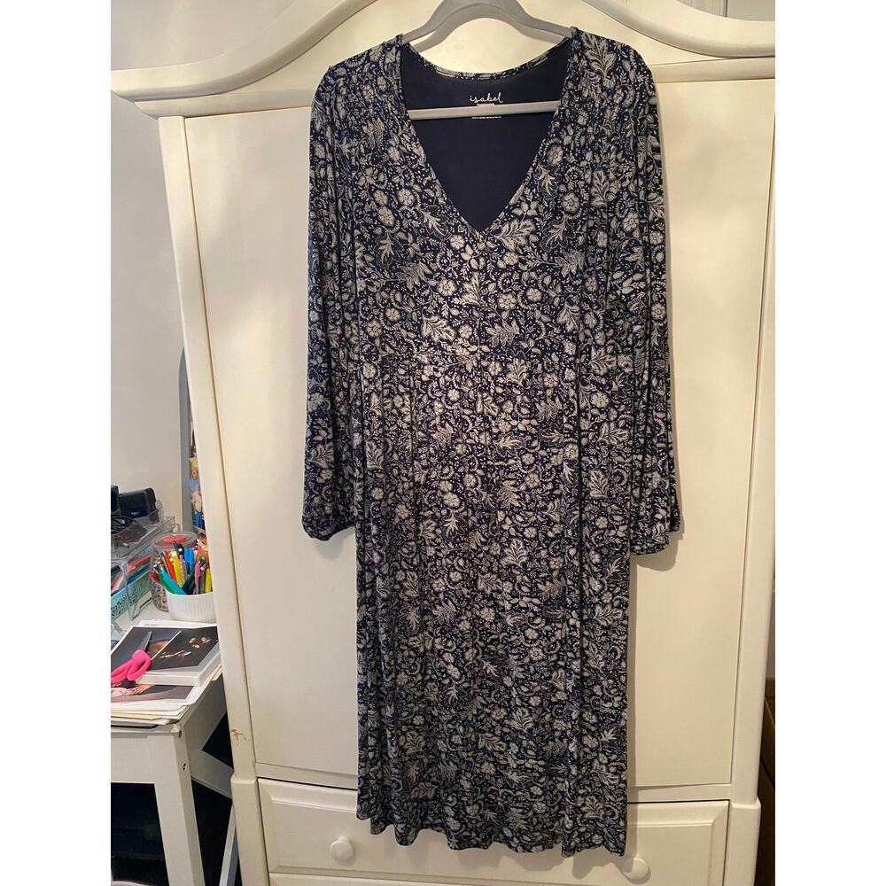 Isabel Maternity by Ingried & Isabel Blue dress size XXL New condition